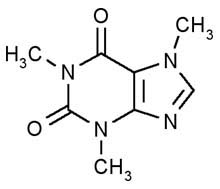 Caffeine molecule