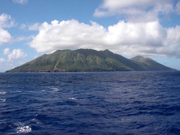 Anatahan volcano 3 months before eruption