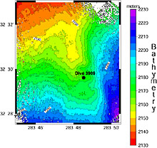 Seabeam survey of the Blake Ridge Diapir