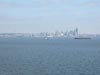 The Seattle skyline as seen from Puget Sound. 