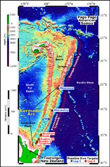 A global view of the Pacific Ring of Fire.