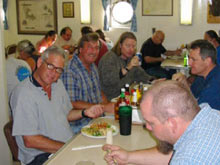 The crew and scientific party have proven to be a jovial bunch, especially at meal time.