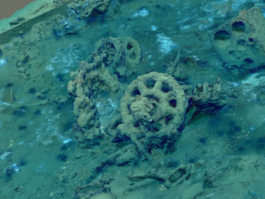 BOEM Wreck Site 15377 Windlass and Stove