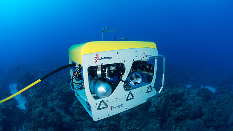 The Mohawk remotely operated vehicle shown here will be used to search for archaeological sites on the seafloor off Southern California.