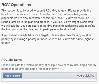 ROV Targets