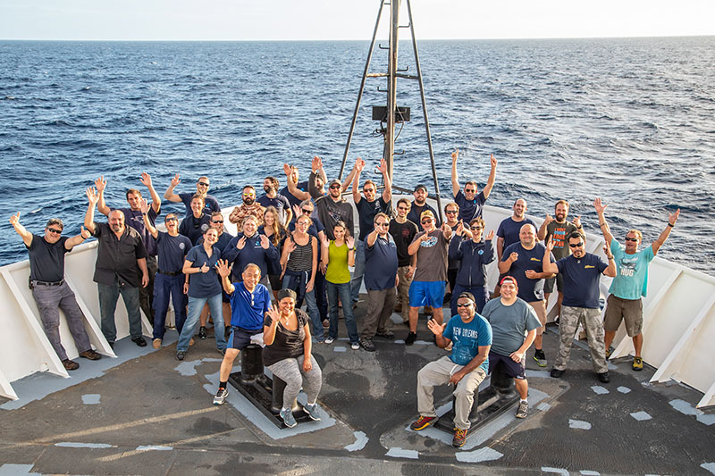 The Océano Profundo 2018 expedition team.